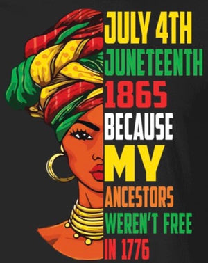 CUSTOM JUNETEENTH T SHIRTS