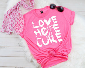 Love Hope Cure T-shirts/ sweatshirts or hoodies