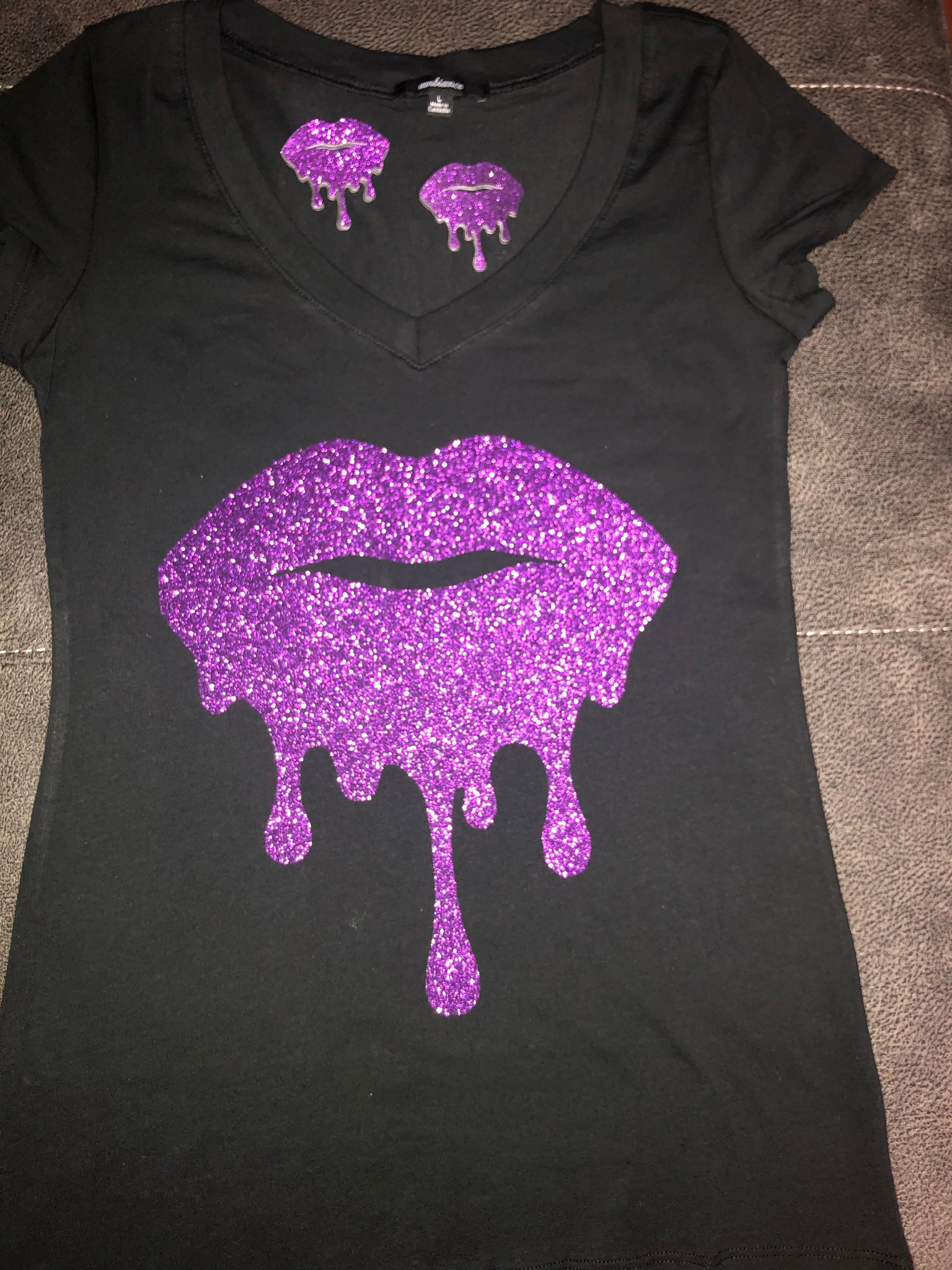 Dripping Lips Birthday Tee